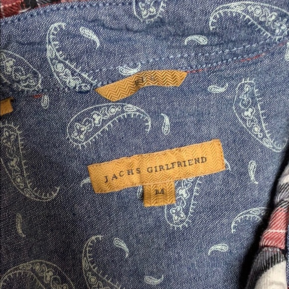 Jachs girlfriend plaid button down top - Picture 2 of 2